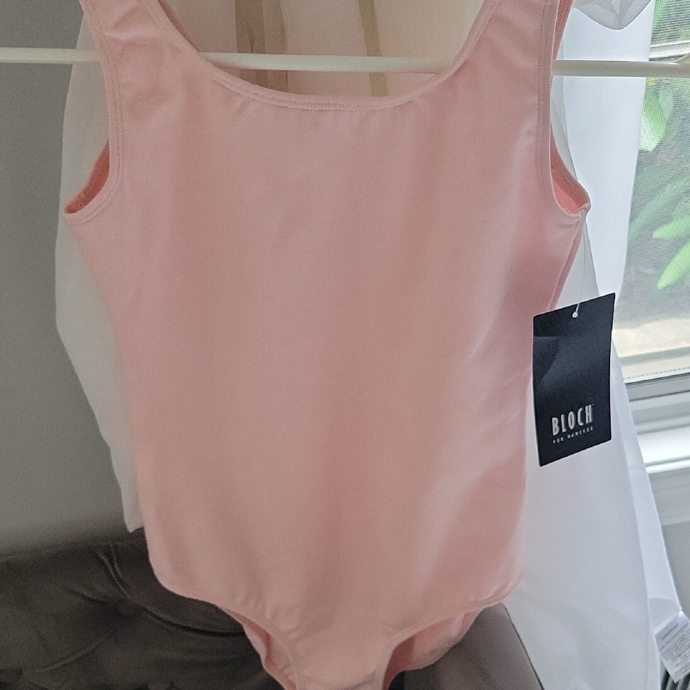 Bloch Pink Bodysuit One Piece Dancewear
